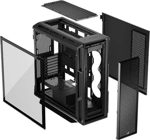 Corsair 5000T Mid Tower Gaming Case - Black 