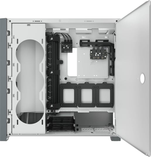 Corsair iCUE 5000X RGB Mid Tower Gaming Case - White 
