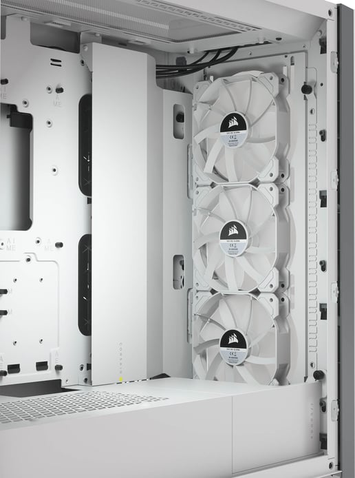 Corsair iCUE 5000X RGB Mid Tower Gaming Case - White 
