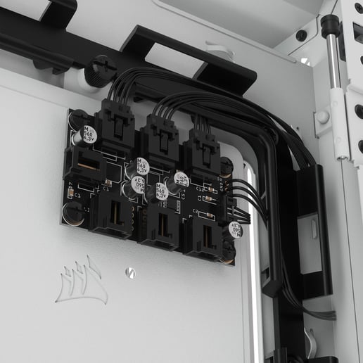 Corsair iCUE 5000X RGB Mid Tower Gaming Case - White 