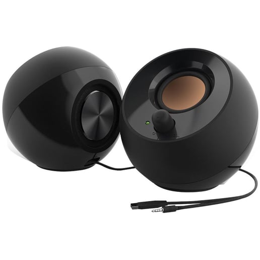 Creative Labs Pebble USB Powered 2.0 Desktop Speakers (Black)