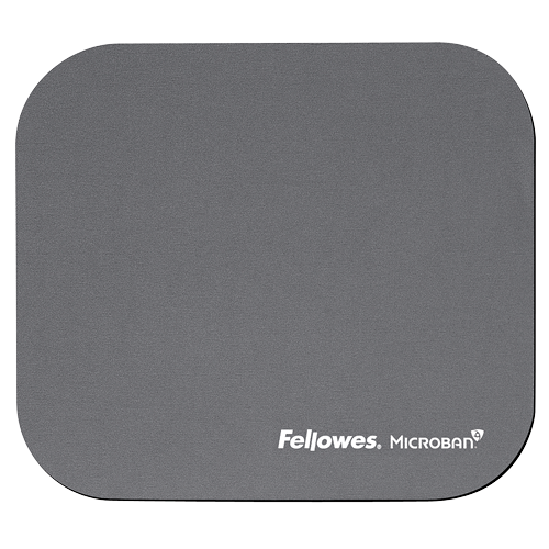 Fellowes Mouse Pad with Microban© Antibacterial Protection - Silver