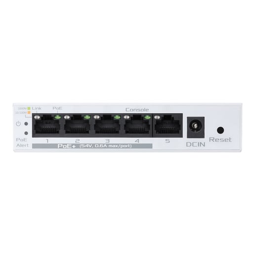 ASUS ExpertWiFi EBP15 5-Port Gigabit PoE+ Desktop Switch 