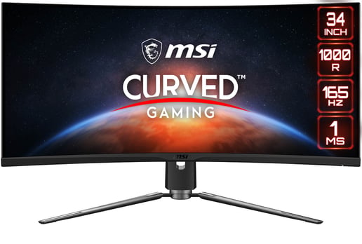 MSI MPG ARTYMIS 343CQR 34" UltraWide Curved Gaming Monitor - VA, 165Hz, 1ms, DP