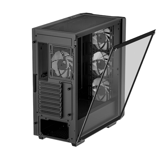 DeepCool CC560 ARGB V2 Mid Tower Gaming Case - Black 