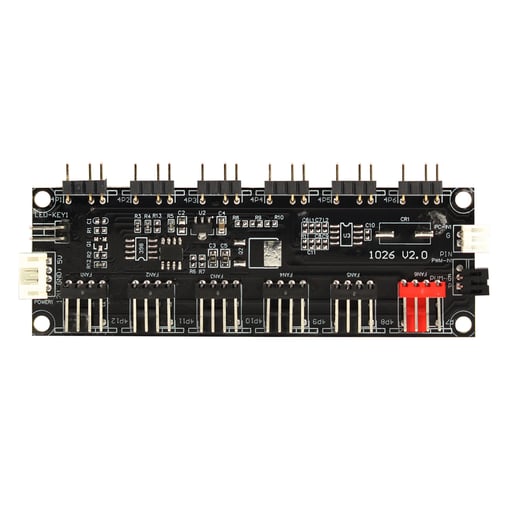 Generic ARGB 6 Port Black Fan Hub