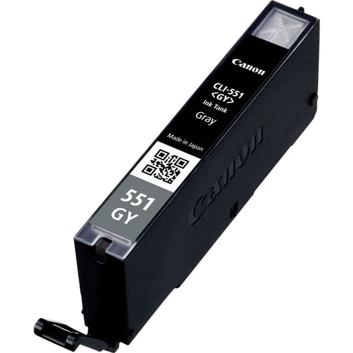 Canon CLI-551GY Ink Cartridge - Grey, 7ml (Yield 125 Photos)