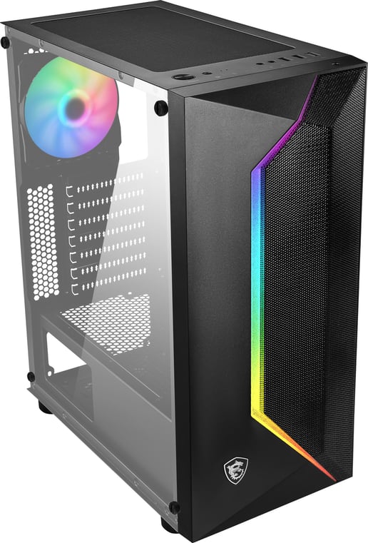 MSI MAG VAMPIRIC 100R Mid Tower Gaming Case - Black 