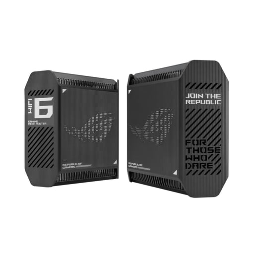 ASUS ROG Rapture GT6 Tri-Band WiFi 6 Mesh WiFi System, 2 Pack