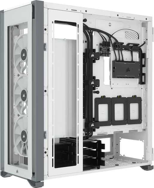 Corsair iCUE 7000X RGB Full Tower Gaming Case - White 