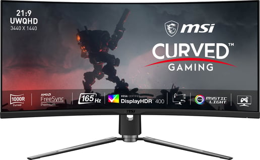 MSI MPG ARTYMIS 343CQR 34" UltraWide Curved Gaming Monitor - VA, 165Hz, 1ms, DP
