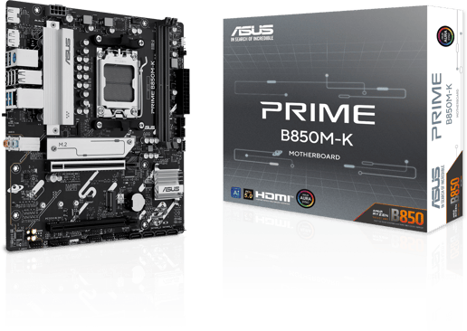 ASUS Prime B850M-K mATX Motherboard for AMD AM5 CPUs