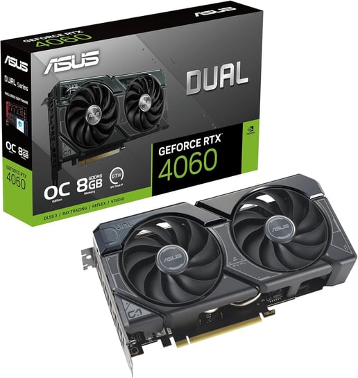 ASUS GeForce RTX 4060 Dual Evo OC 8GB GDDR6 Graphics Card