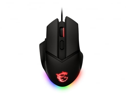 MSI Clutch GM20 Gaming Mouse - USB 2.0 - Optical - 6 Button(s) - Black