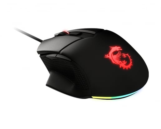 MSI Clutch GM20 Gaming Mouse - USB 2.0 - Optical - 6 Button(s) - Black