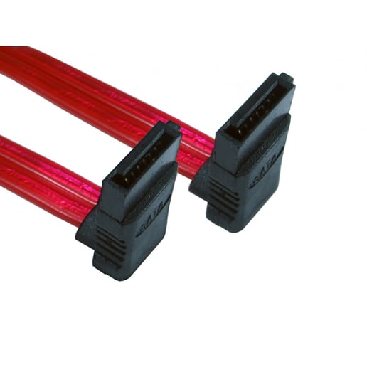 Cables Direct 1m Right-Angled SATA Cable