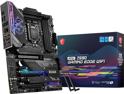 MSI MPG Z590 GAMING EDGE WIFI ATX Motherboard for Intel LGA1200 CPUs