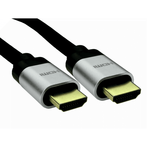 Cables Direct 0.5m HDMI 2.1 Cable in Black with Silver Connectors