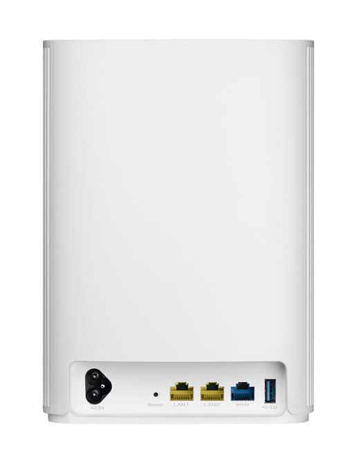 ASUS ZenWiFi AX Hybrid (XP4) 2-Pack Mesh Networking Units in White