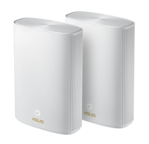 ASUS ZenWiFi AX Hybrid (XP4) 2-Pack Mesh Networking Units in White