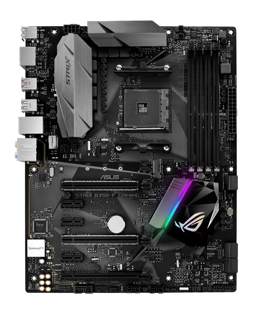 ASUS ROG STRIX B350-F GAMING ATX Motherboard for AMD AM4 CPUs