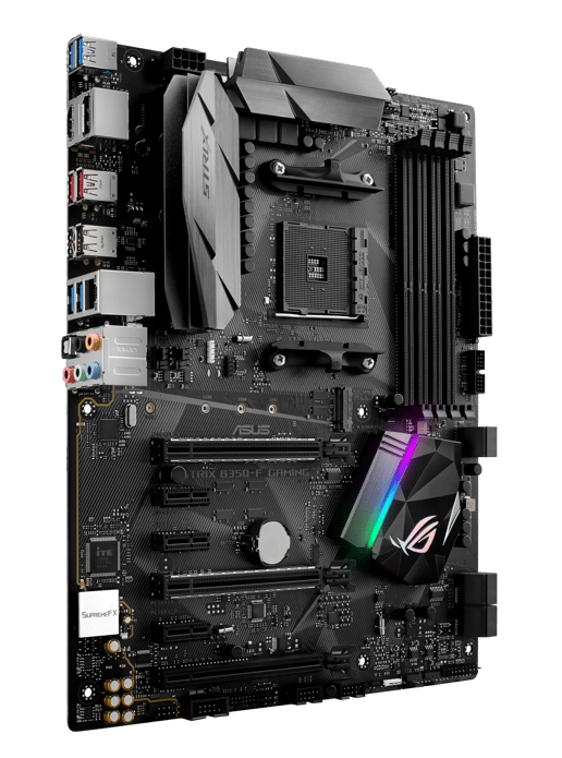 ASUS ROG STRIX B350-F GAMING ATX Motherboard for AMD AM4 CPUs