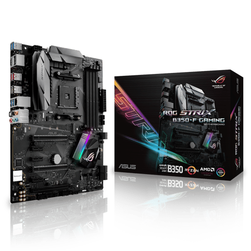 ASUS ROG STRIX B350-F GAMING ATX Motherboard for AMD AM4 CPUs