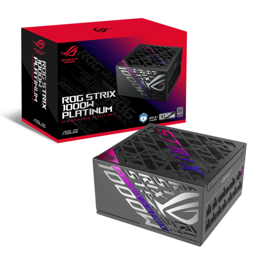 1000W ASUS ROG Strix Platinum Modular 80 Plus Platinum PSU