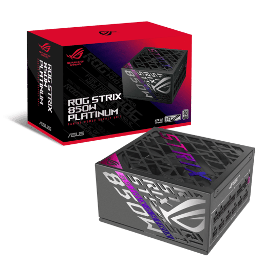 850W ASUS ROG Strix Platinum Modular 80 Plus Platinum PSU