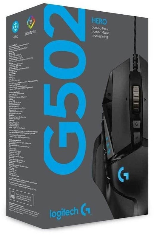Logitech G502 HERO High Performance Gaming Mouse