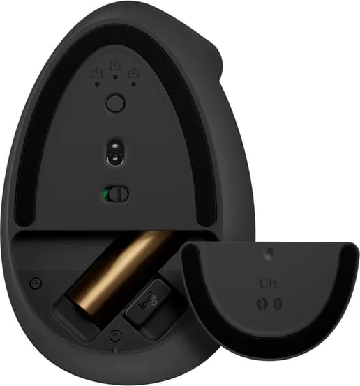 Logitech Ergo Series Lift Vertical Ergonomic Mouse in Graphite