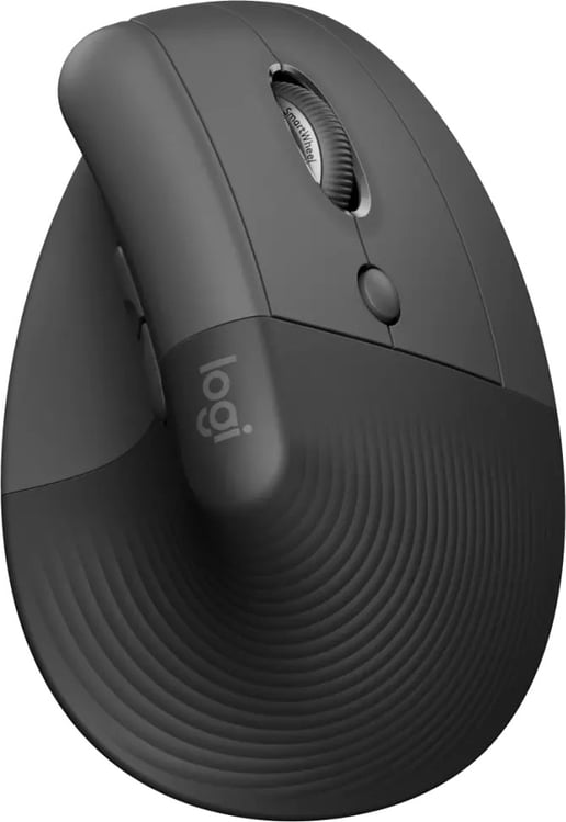 Logitech Ergo Series Lift Vertical Ergonomic Mouse in Graphite