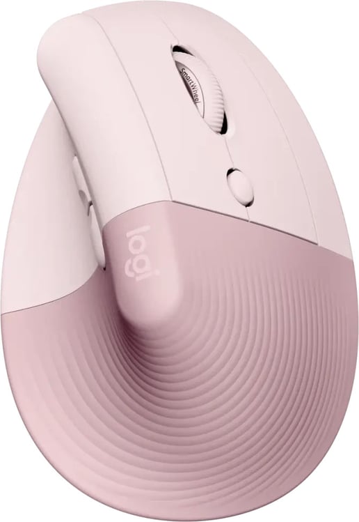 Logitech Ergo Series Lift Vertical Ergonomic Mouse in Rose