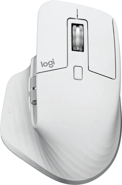Logitech MX Master 3S for Mac Performance Wireless Mouse in Pale Grey