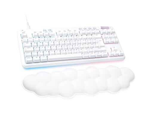 Logtech G713 Gaming Keyboard with Linear Keys - White Mist