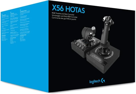 Logitech G X56 H.O.T.A.S. RGB Throttle and Stick Simulation Controller