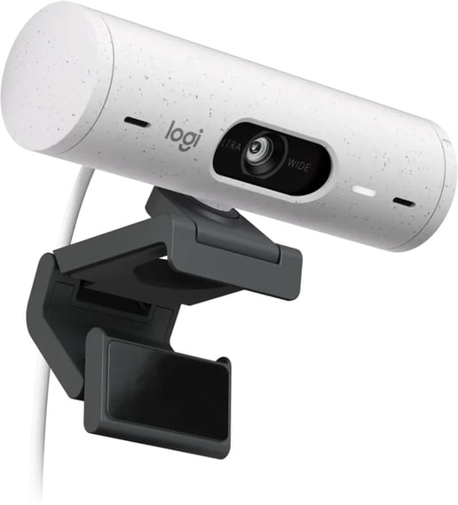 Logitech Brio 500 Full HD 1080p Webcam in Off-White