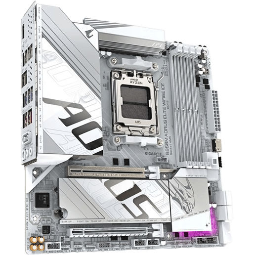 Gigabyte B850M AORUS ELITE WIFI6E ICE mATX Motherboard for AMD Socket AM5 CPUs