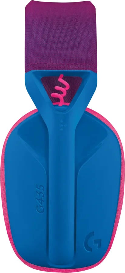 Logitech G435 LIGHTSPEED Wireless Gaming Headset, Blue and Raspberry