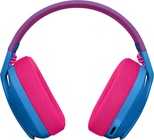 Logitech G435 LIGHTSPEED Wireless Gaming Headset, Blue and Raspberry