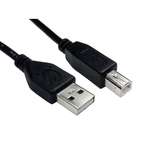 Cables Direct 1.8m USB2.0 Type-A Male to Type-B Male Cable