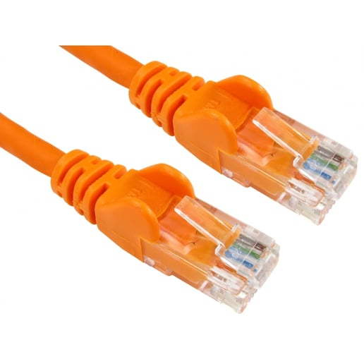 Cables Direct 0.5m CAT6 Patch Cable (Orange)