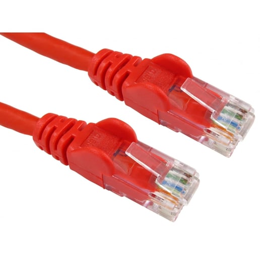 Cables Direct 0.5m CAT6 Patch Cable (Red)