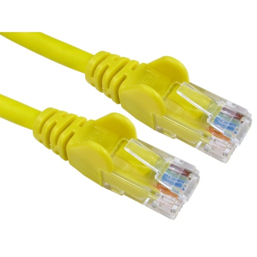 Cables Direct 10m CAT6 Patch Cable (Yellow)