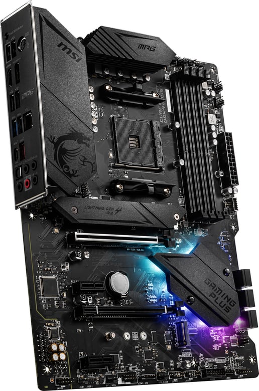 MSI MPG B550 GAMING PLUS ATX Motherboard for AMD AM4 CPUs