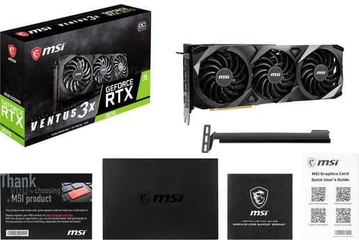 MSI GeForce RTX 3070 Ti Ventus 3X OC 8GB Graphics Card