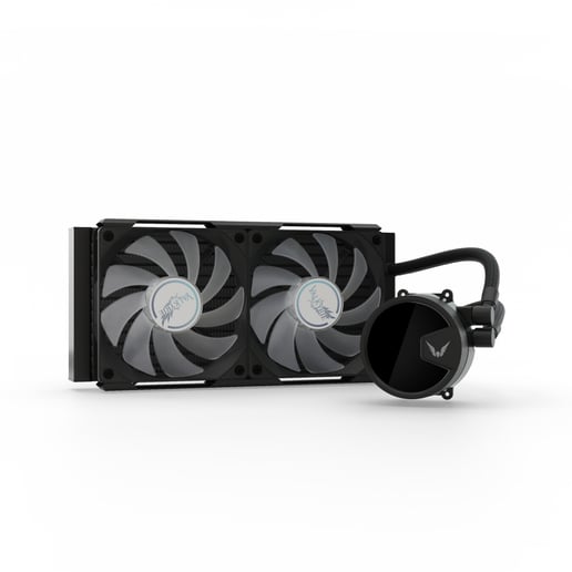 Valkyrie A240 240mm AiO Liquid CPU Cooler in Black