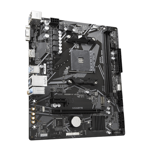 Gigabyte A520M K V2 mATX Motherboard for AMD AM4 CPUs