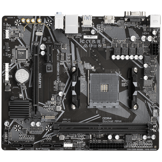 Gigabyte A520M K V2 mATX Motherboard for AMD AM4 CPUs