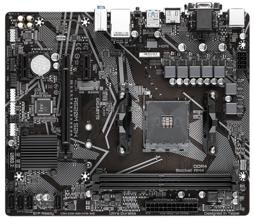 Gigabyte A520M S2H mATX Motherboard for AMD Socket AM4 CPUs